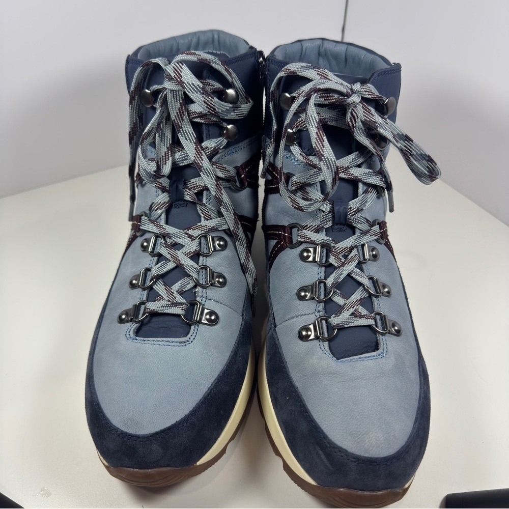 Alex Marie Navy and Burgundy Ankle Boots Women's Size 10 - Picture 4 of 10